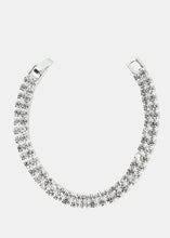 Load image into Gallery viewer, 2-Layer Rhinestone Pave Bracelet
