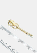 Load image into Gallery viewer, Rhinestone Linked Circle Hair Pins
